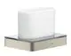 AXOR-HG-AXOR-Universal-Softsquare-Zahnputzbecher-Brushed-Nickel-42834820 gallery number 1